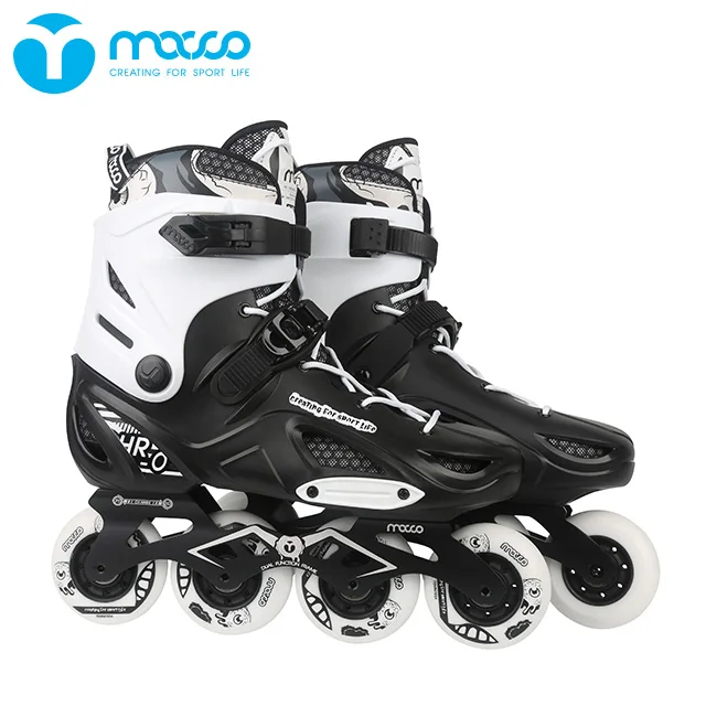 Macco customized  high quality hard shell 4 wheels freestyle slalom Inline Roller Skates teenagers woman men and beginner