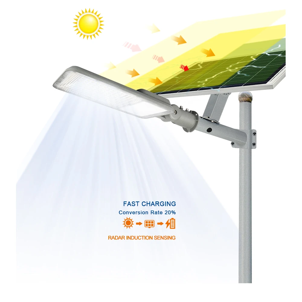 KCD 60W High lumeniare Солнечный светодиодный уличный фонарь