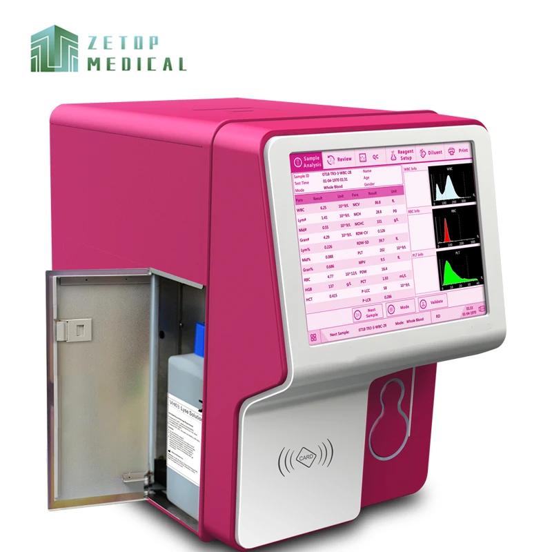 Genrui Brand Genvet VH30 Blood Fully Automated Biochemistry 3-part Automated Open System Human Hematology Analyzer