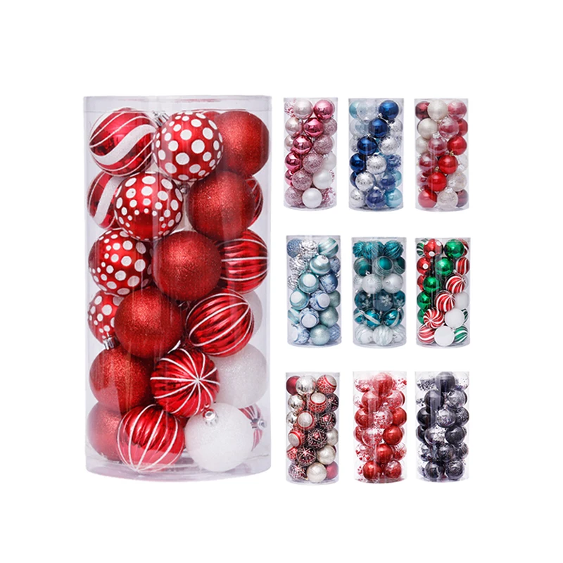 Customized decorations luxury christmas foam balls for christmas tree decoration