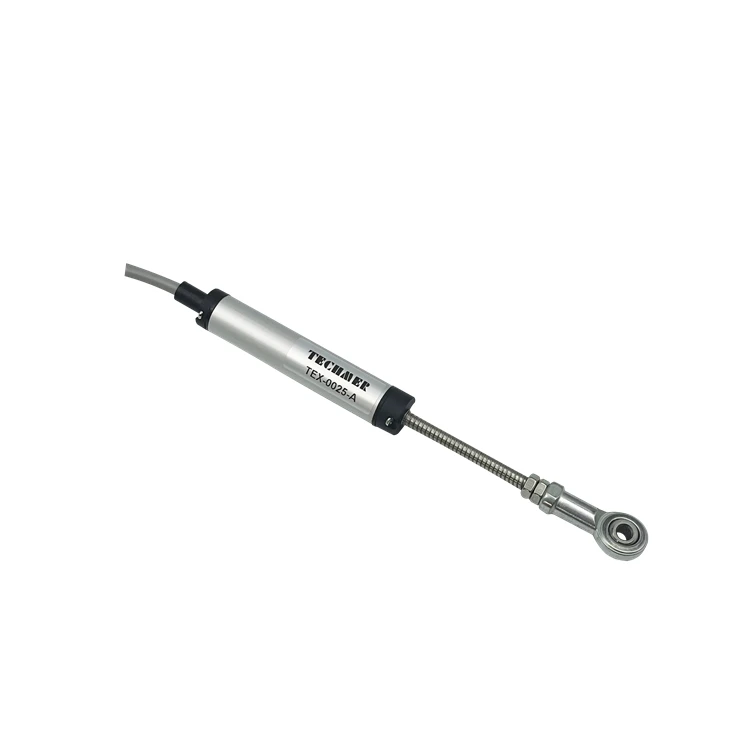 TEX 25mm Hydraulic Cylinder Mini Pull Rod Type Spring Linear Displacement Transducer CNC Machine Position Sensor