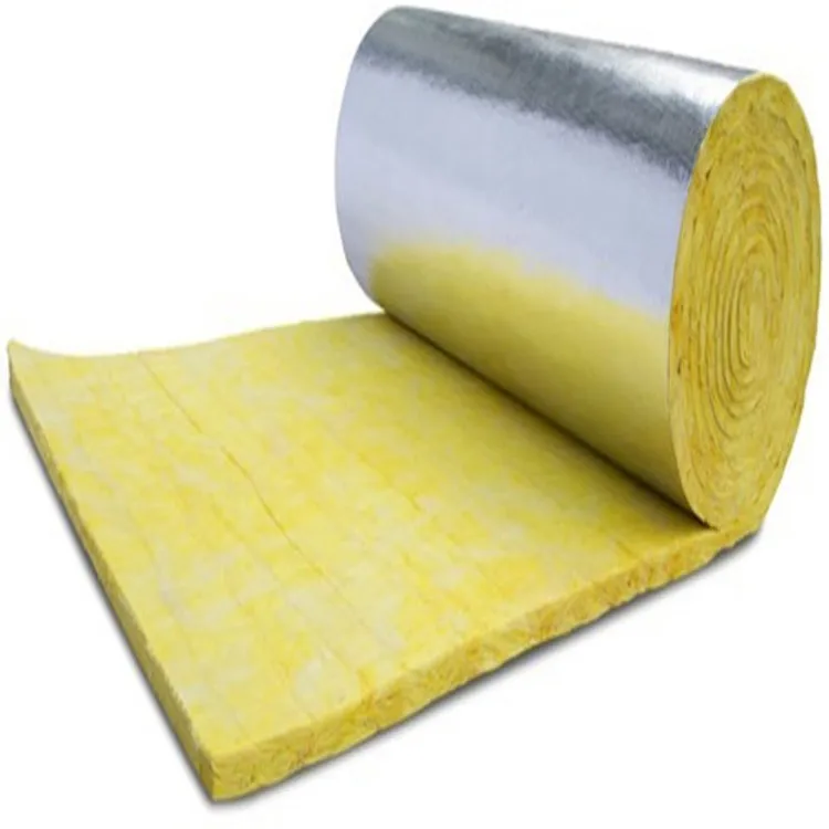 Glass wool 12kg/m3 24kg/m3 fiberglass 32kg/m3 glasswool blanket 25mm fiber glass 50mm 100mm insulation roll