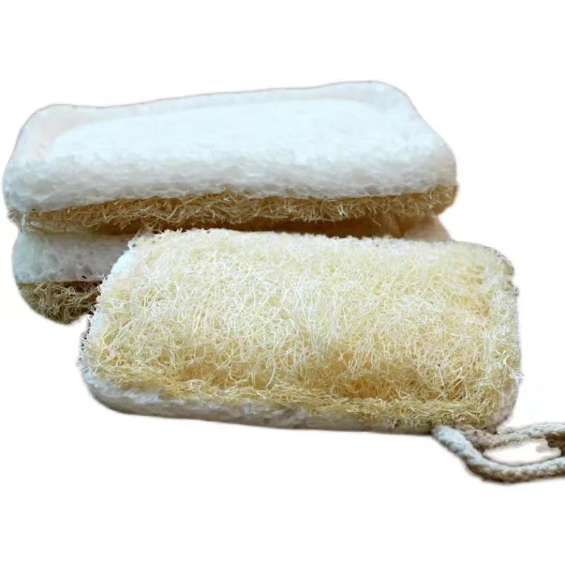 Eco-friendly Loofah Sponge 100% Biodegradable Natural Cellulose Sponge For Kitchen