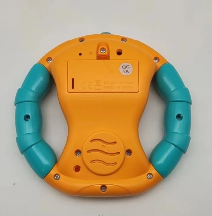 Hot Popular Kids Cartoon Music Telephone & Car & Steer Wheel 3 Pieces Toy Sets with light and sounds