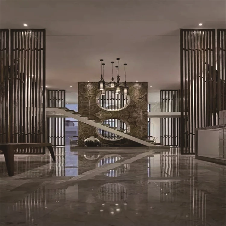 
laser cut metal partition screen metal outdoor screens apartment Hotel Room 