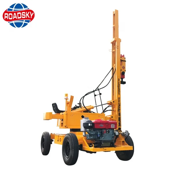 Wholesale Highway Guardrail Driving Machine for Post Installation guardrail driving machine