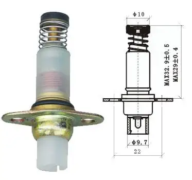 Gas solenoid magnet valve orkli