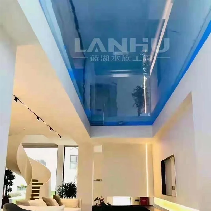 China supplier transparent plexiglass acrylic sheet super large one time cast acrylic vanishing edge for swimming pool