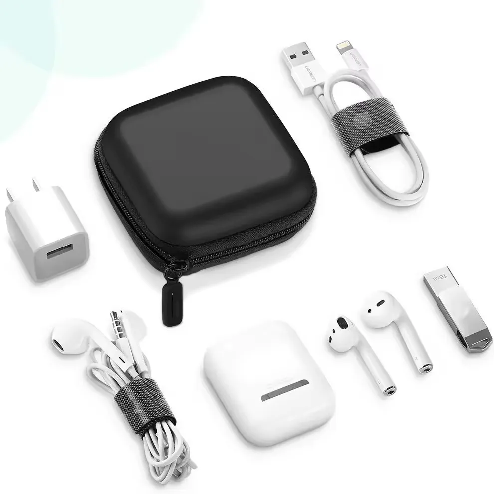 Carrying Custom EVA Mini Electronics Storage Case Hard Disk Package Organizer USB Cable Earphone Charger Adapter Coin Wallet