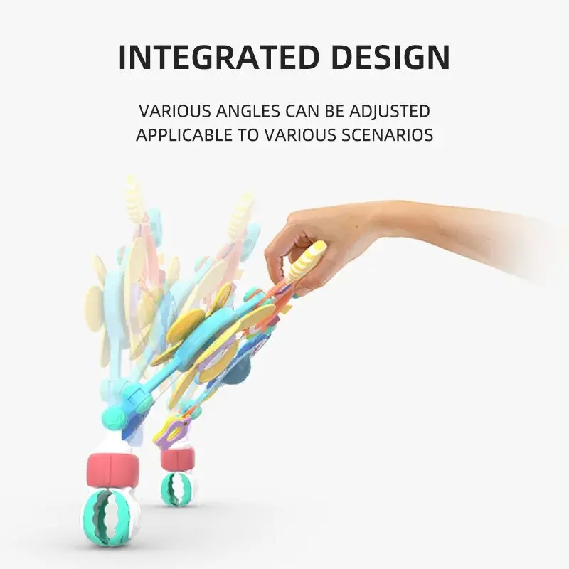 Foldable Baby Bed Bell Toy Sensory Learning Baby Rattle Car Seat & Stroller Toy Stroller Arch for Bassinet Hanging Kid Crib Toy