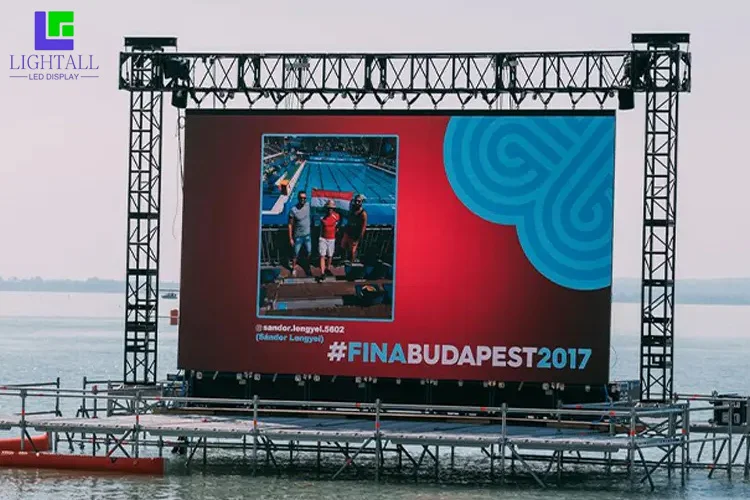 All Weather Resistant Front Service Smd 500*500mm Rental Outdoor P4.8 Led Wall Display For Events