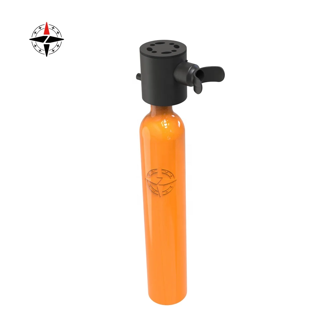 Factory Supply SCUBA Dive Tank Diving Cylinder DIN YOKE Regulator Mini Pony Tank 0.5L 6L 8L 10L Aluminum Tank Plongee
