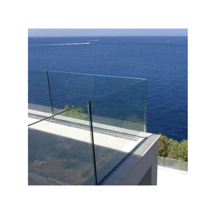 China Manufacturer Laminated Clear Tempered Glass 0.38mm 0.76mm 1.52mm PVB SGP Glass Railing Balustrade