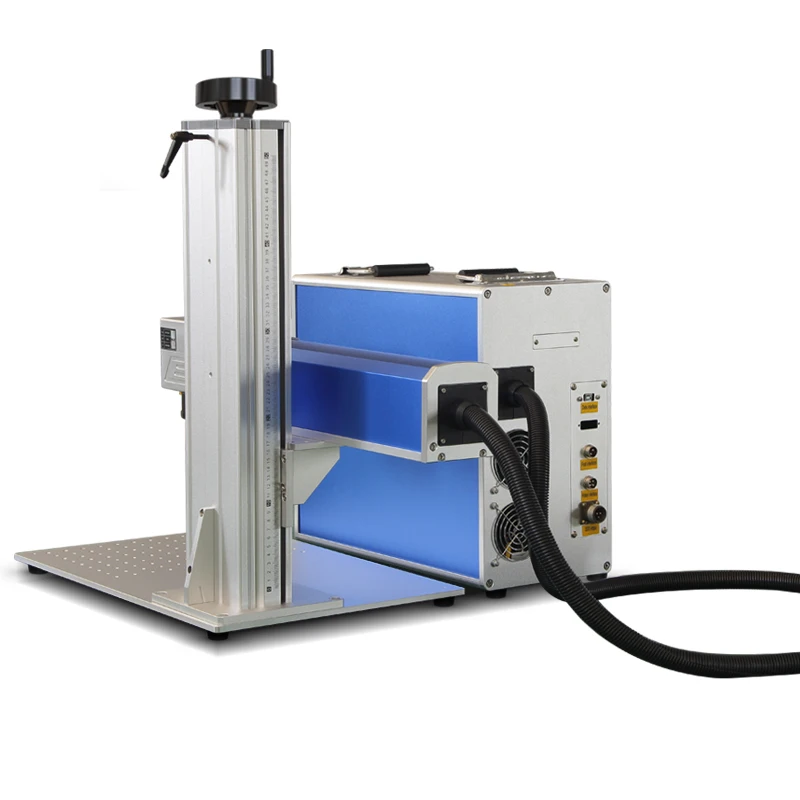 JPT Mopa 3d Dynamic 30w 50w Vertical Desktop Fibre Laser Marking Machine For Metal Gold And Silver Laser Engraving Machines