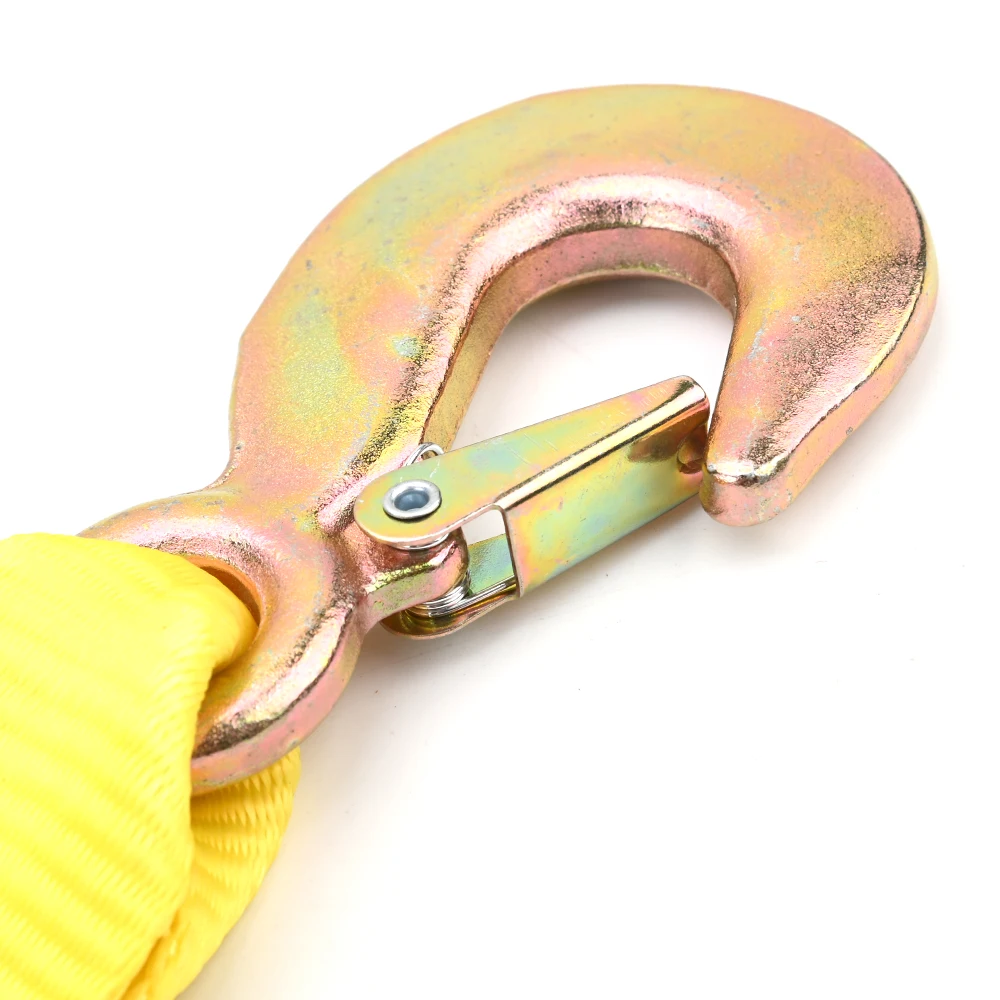 2 inch BS 5000KG  Tow Dolly Straps Tow Rope With Hooks For Truck