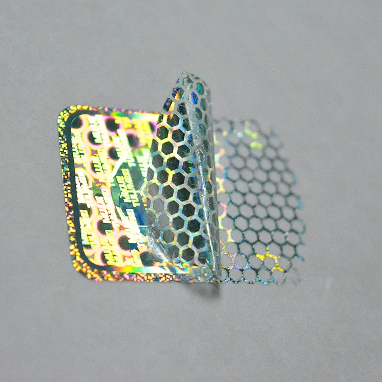 Custom 3d Seal Void Hologram Sticker Security Sheet Roll Hologram Sticker Serial Number Scratch Off Holographic Label Security