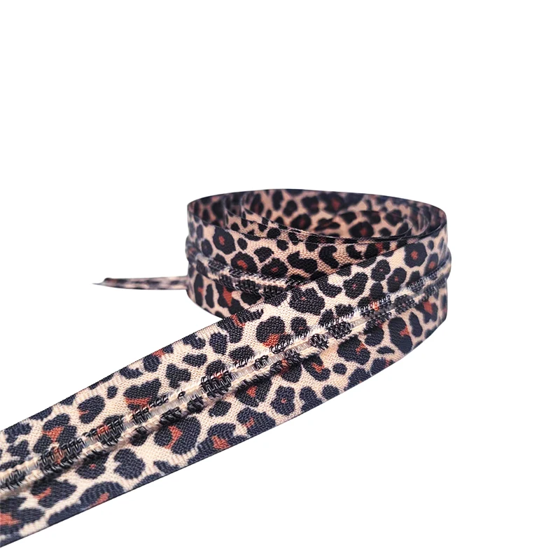 Лидер продаж 5 # нейлоновая цветная лента на молнии двусторонняя ручной работы с закрытым концом цветные зубья для