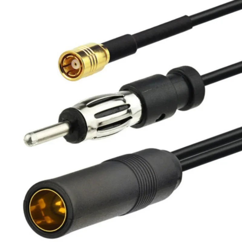Source Dab+FM/AM SMB cable antenna patch cord DIN distributor antenna converter shunt SMB antenna