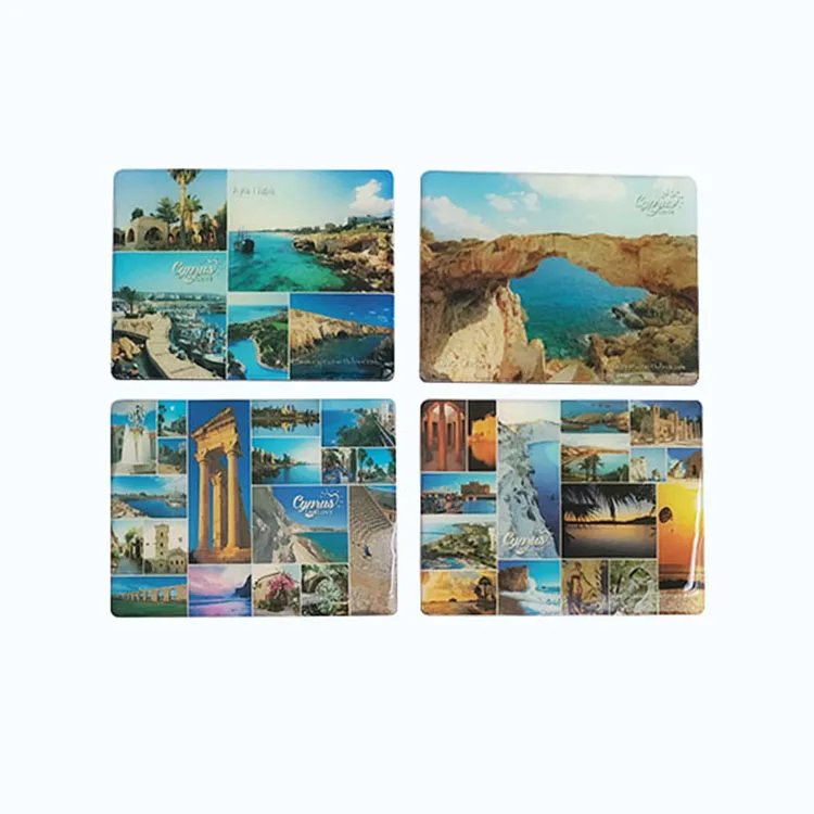 Hot Sales Good Quality Custom Printing Rectangle Epoxy Non-toxic PP/PVC Rubber Fridge Magnet For Promotion