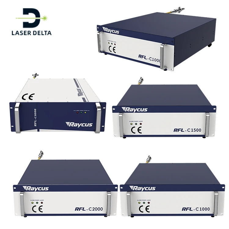 Laser Equipment Parts 1000W 1500W 2000W 3000W Raycus Laser Source For Metal Fiber Laser CNC Cutting Machine