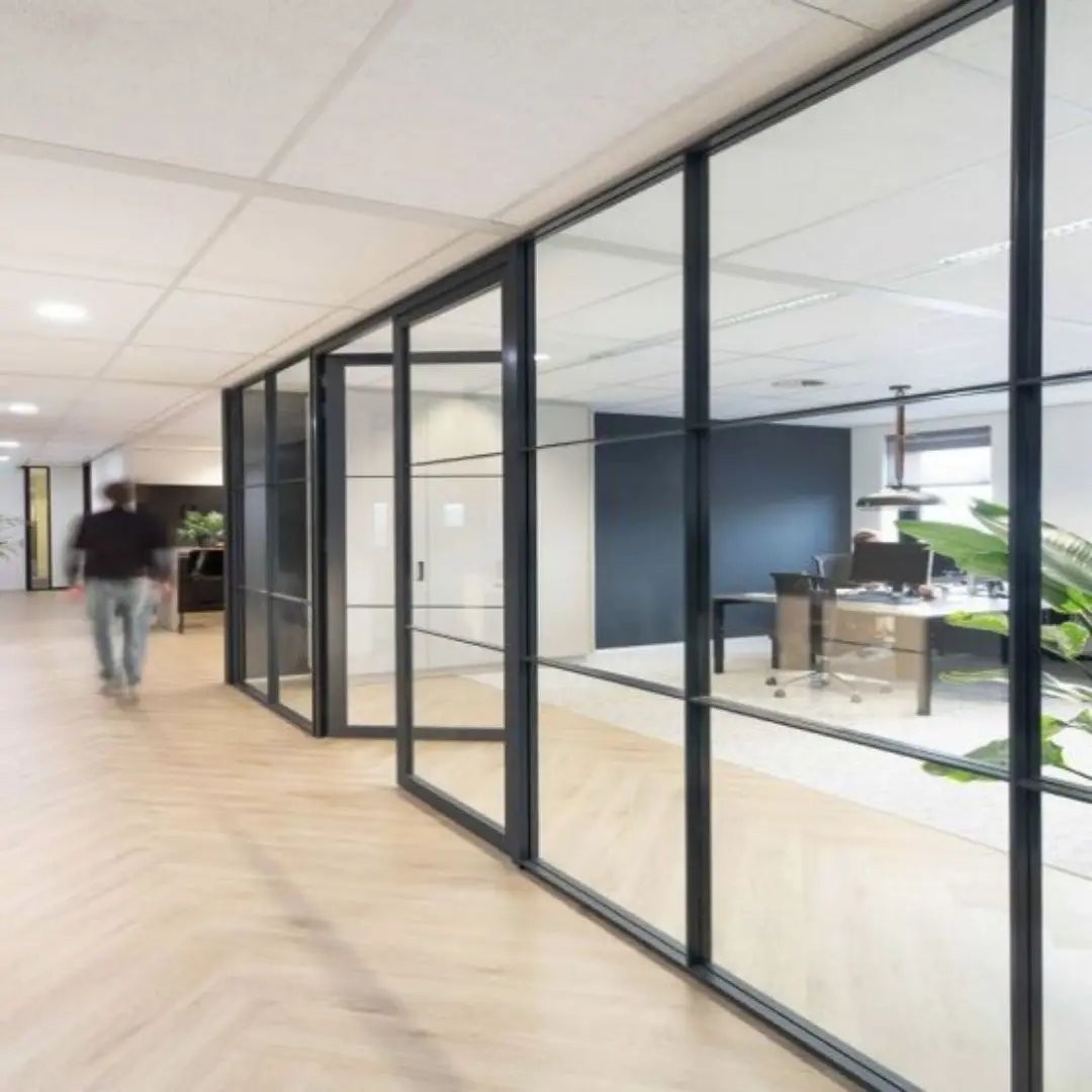 Eco-friendly Modern  high  quality steel fixed window picture window with double tempered glass China wholesale