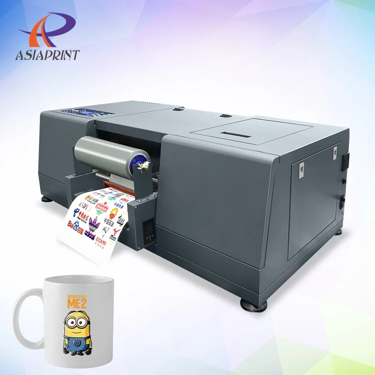 High speed 3 xp600-u1/ i3200-u1 print head uv dtf film printer all in one 30cm roll to roll uv dtf printer 2 in 1