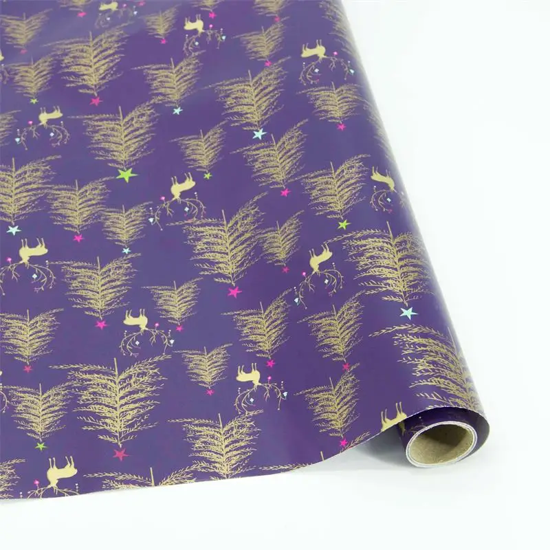 2020 quality one side printing packing tissue paper, Custom decorative gift wrapping paper roll, Colorful gift packing paper