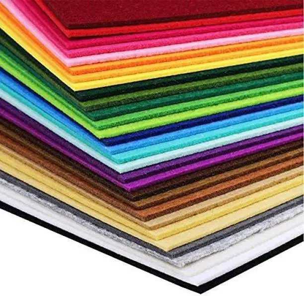 Hot selling cheap custom Non-Woven Chemical Fiber Fabric Industrial Felt 100% Polyester Non-toxic Fiber Felt