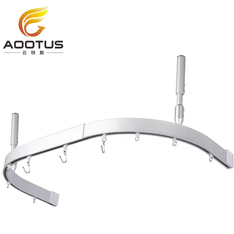 Больница высокого качества потолочный изогнутые горизонтальная направляющая для штор трек медицинский карниз для штор