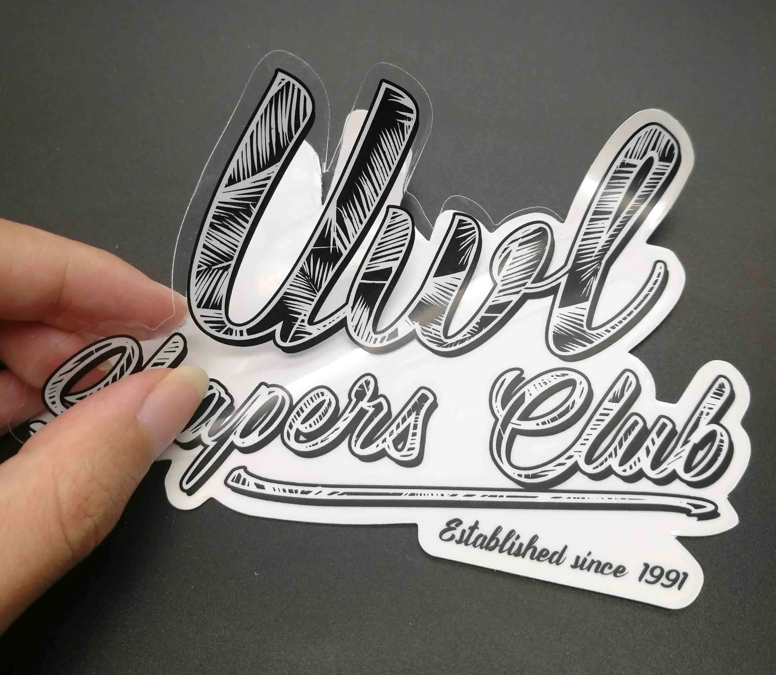 Водонепроницаемая устойчивая к УФ-излучению виниловая высечка Автомобильная наклейка оконная наклейка