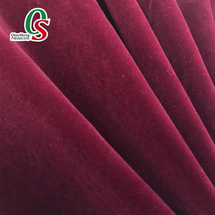 Single side 100% nylon warp knitting velvet flock fabric for shoes,jewelry package
