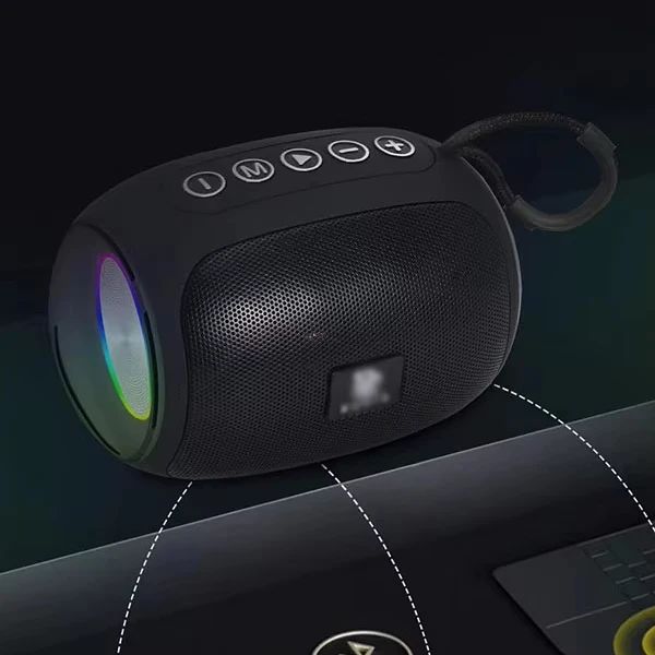Factory Supply LED speaker Colorful Lights Speaker with High Sound Quality Portable Bluetooth Speaker Perfect Product