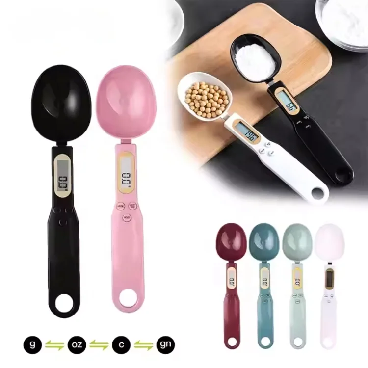 Wholesale Digital Measuring Spoon Digital Spoon Scale Grams Ounces LCD Display Electronic Measuring Weighing Scales Spoon