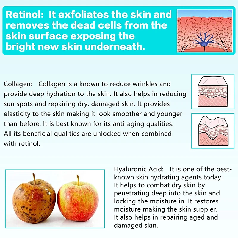 Skin Repair Best Moisturizer Firming Anti Aging Anti Wrinkle 2.5% Retinol Facial Face Cream Collagen cream