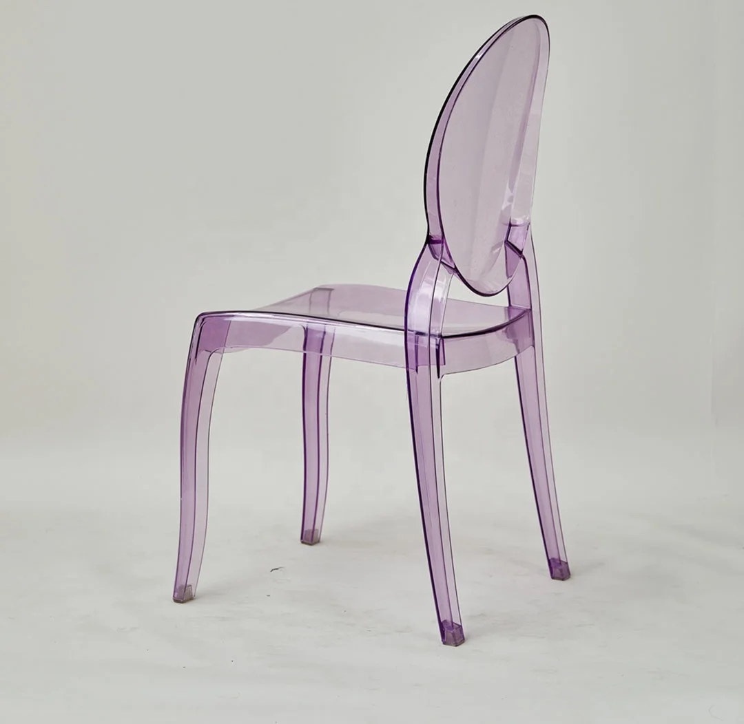 Factory Wholesale Banquet Crystal Plastic Rental Clear Acrylic Transparent Hotel Ghost Chair for Events