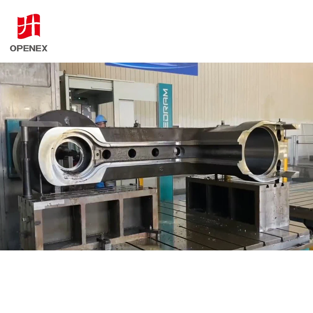 Iron Castings Shearer Rocker Rrm Steel Metal Component Large Heavy Precision 4 Axis Custom Machining Boring Milling CNC Parts