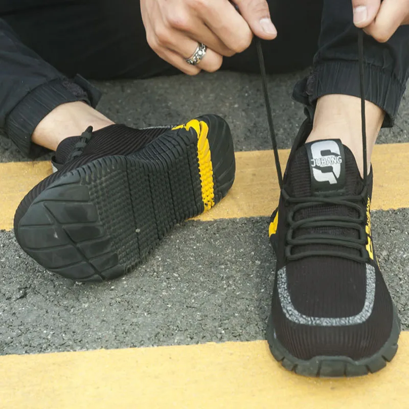 
2020 new good prices chemical resistant light weight hammer summer custom Reflective low ankle safety shoes s3 