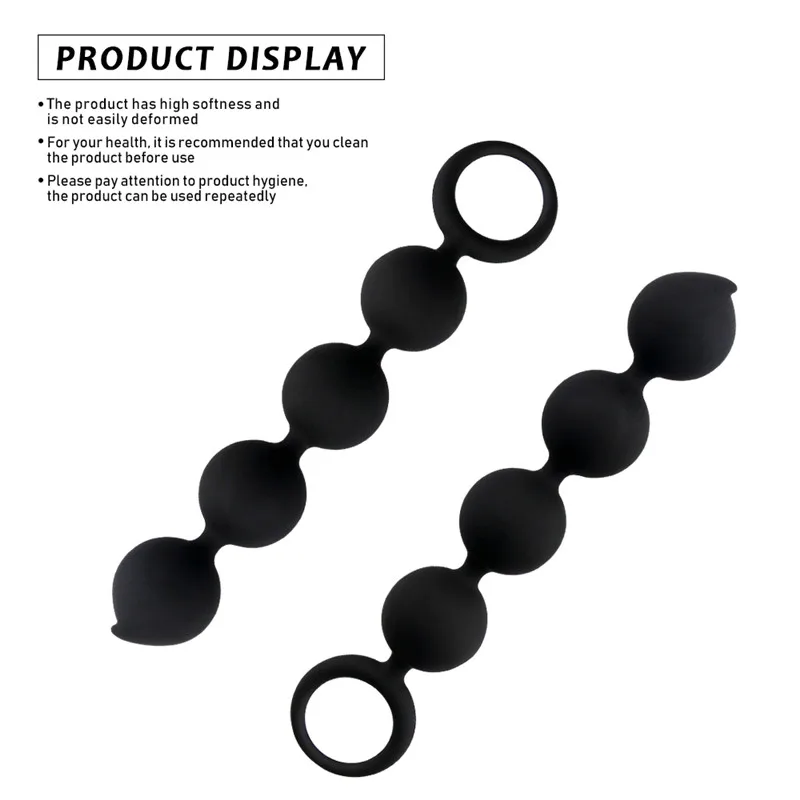 Medical silicone anal plug prostate massage vaginal masturbation Sex Toys For Men And Woman