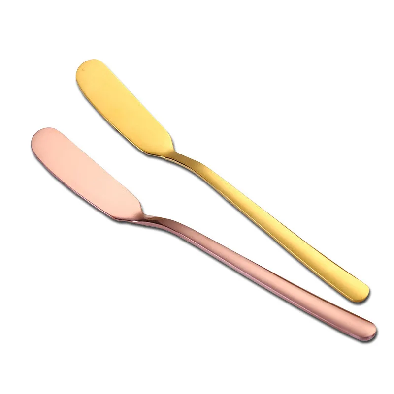 
Amazon hot selling stainless steel cake tools multicolor Butter Spreader Butter cheese cream knife for dining table 