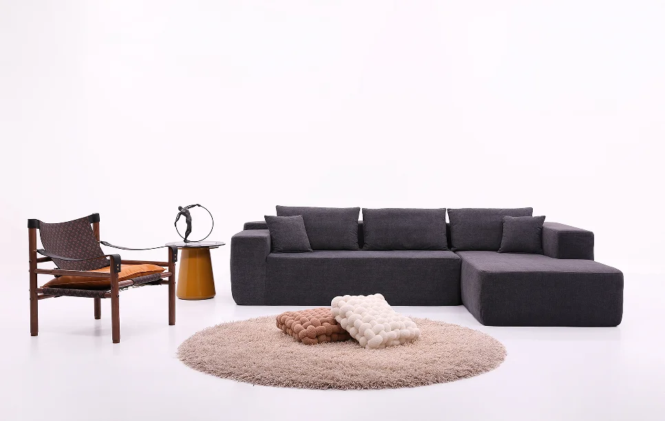 Vaccum compressed sofa luxury modern sofa high quality fabric sofa set furniture