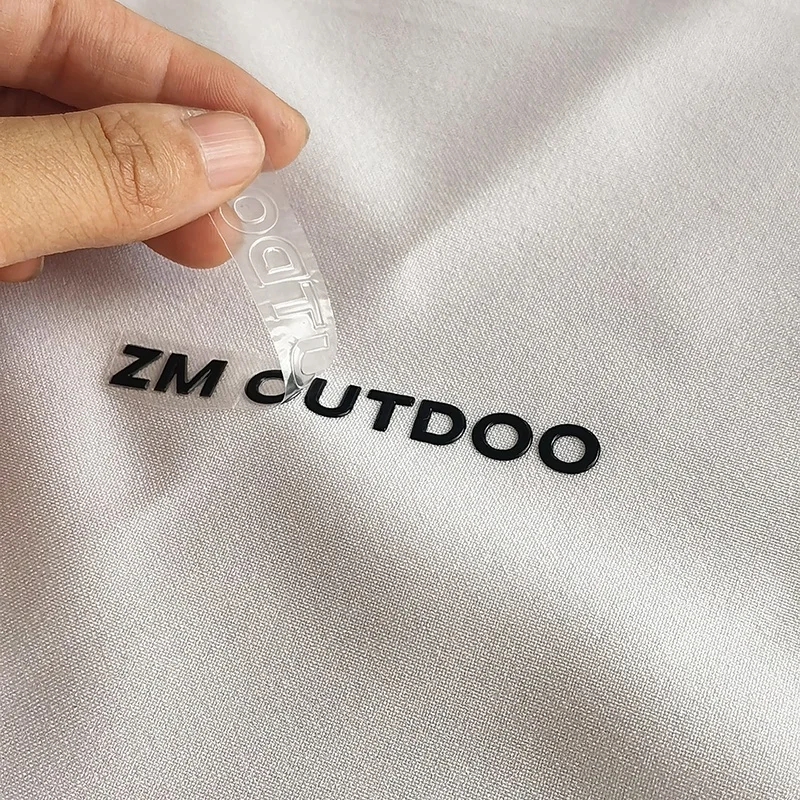 Custom Clothing Accessories Transfer Printing Label for Clothing Embossed with Your Brand Durable TPU 3D Garment Accessories