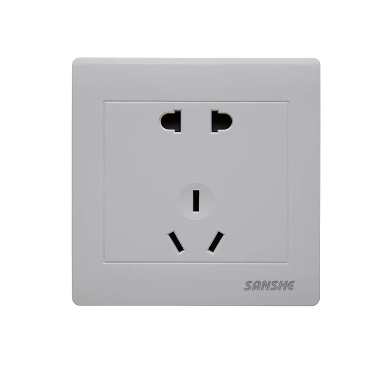 china manufacture Five hole socket two or three hole modern wall switch socket panel