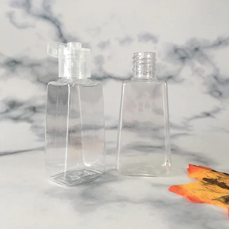 
30ml Silicone Case Empty Hand Wash Sanitizer Botol Gel Plastic 30 Ml Alcohol Antibacterial Squeeze Flacon Pet Flip Top Bottle 