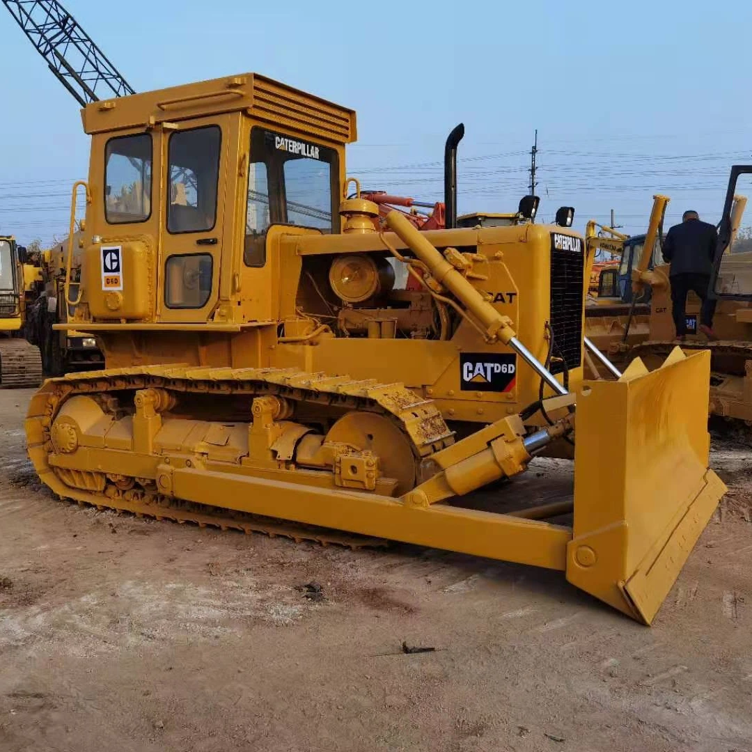 Origin Japan Used Bulldozer CAT D6D at low price Hydraulic construction machine Caterpillar CAT D6D Used Bulldozer