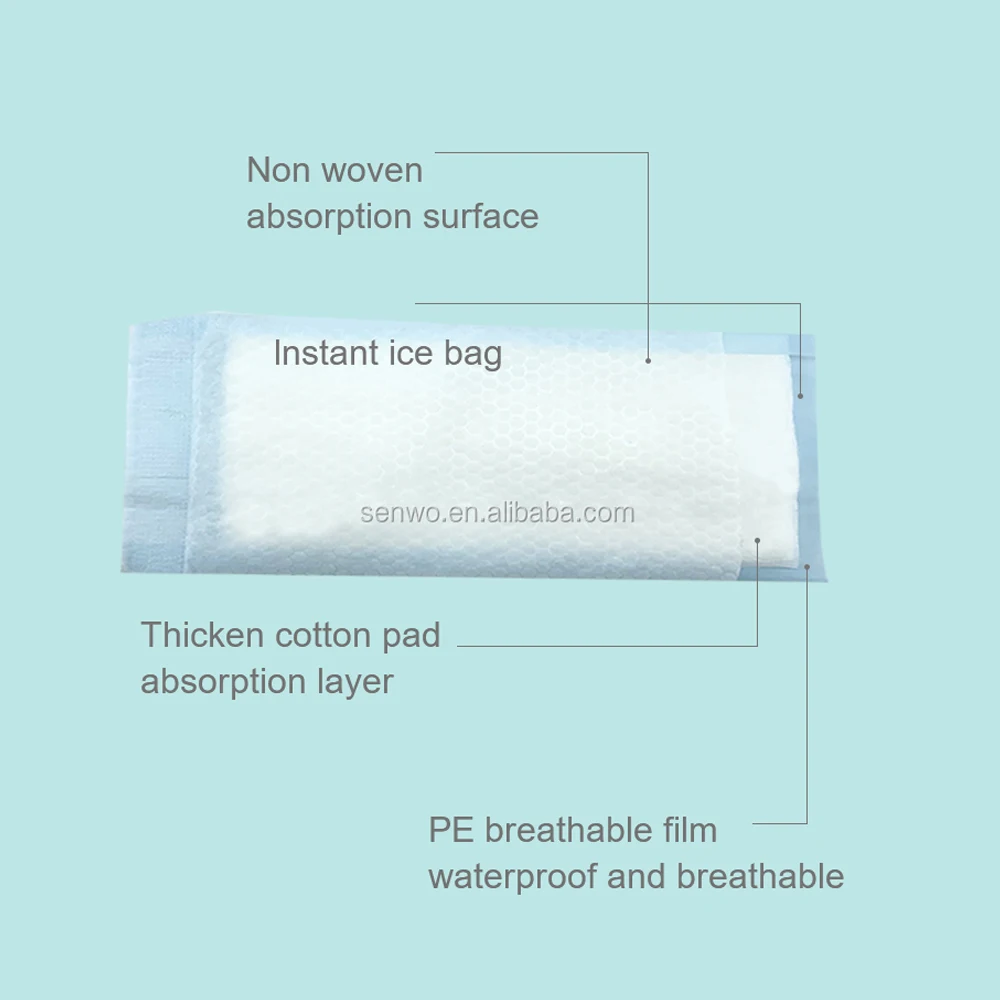 Senwo Disposable Instant Perineum Gel Perineal Cold Ice Pack Postpartum Kit Care Products Cooling Pads