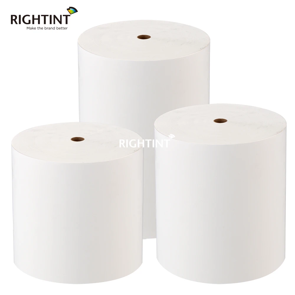 Flexography PP Label Material Jumbo Roll White Synthetic label Jumbo Roll
