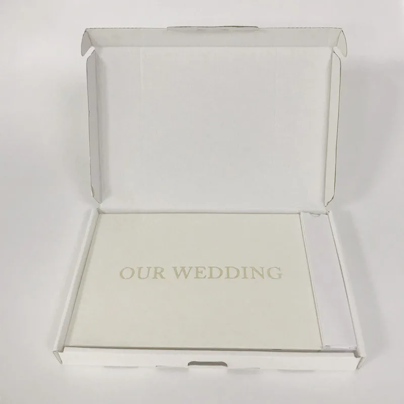 2023 Popular Luxury Digital Wedding Album With 7 Inch Lcd Screen for Wedding Invitations Linen Bound Video Brochure