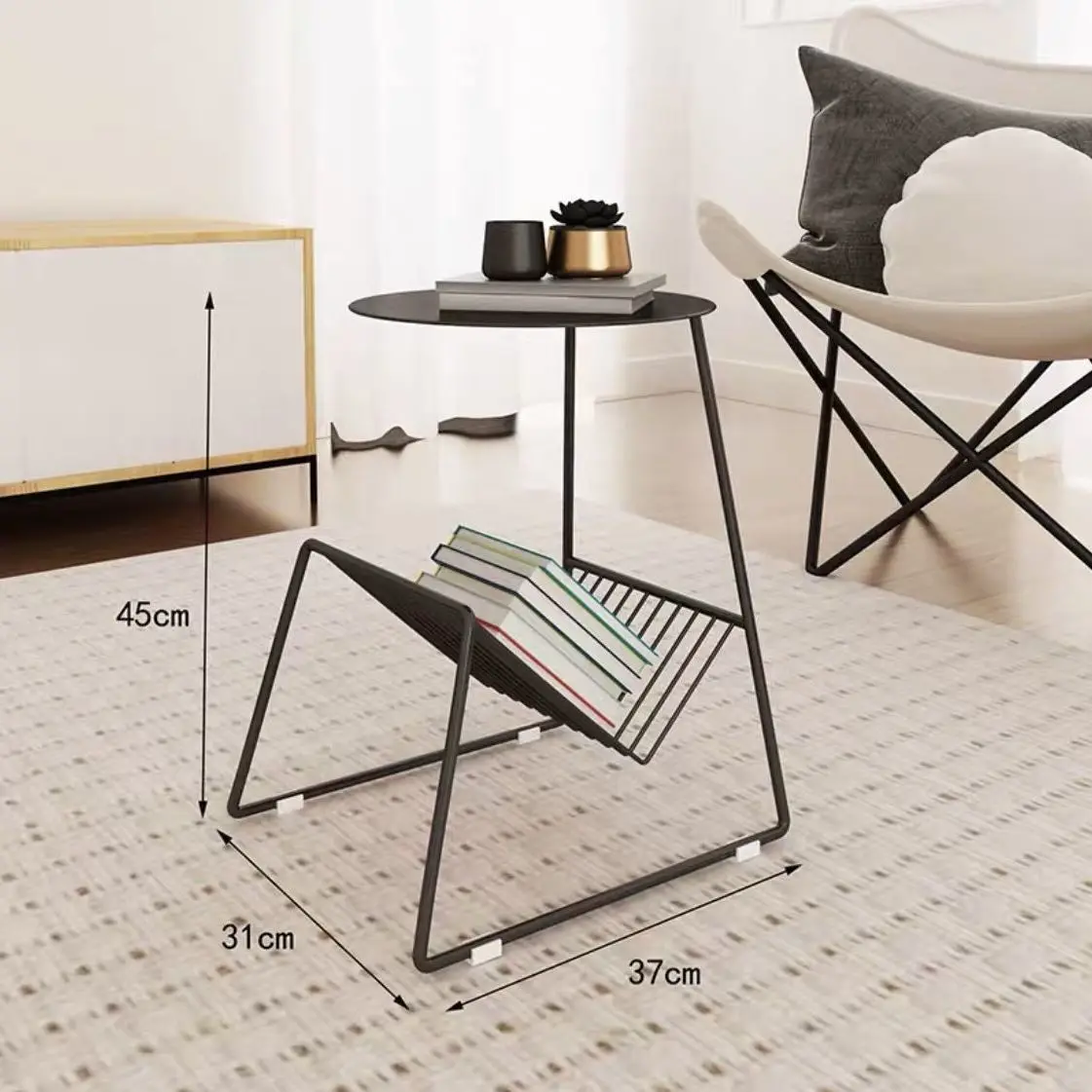 Simple And Modern Small Apartment Coffee Table Nordic Iron Coffee Table