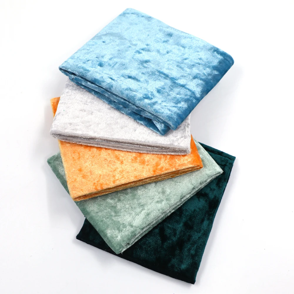 Velvet sequin fabric for clothing wholesale velvet fabric 95%polyester velvet dress manufacturer supplier