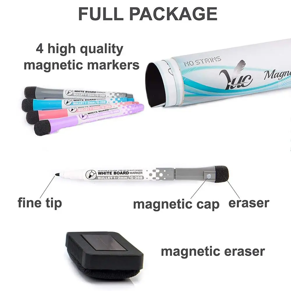 hot sale Nano premium stain resistant fridge magnet calendar